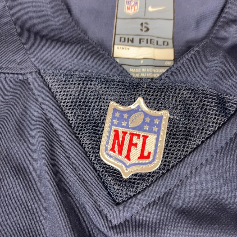 Mike Ditka Chicago Bears Jersey Mens Small Blue NFL Football Nike 89 On Field